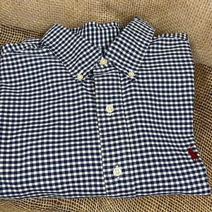 Ralph Lauren classic fit button down collar long sleeved shirt size Large